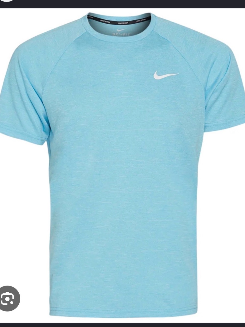 Nike Swim Essential Hydroguard Short Sleeve Top Blue